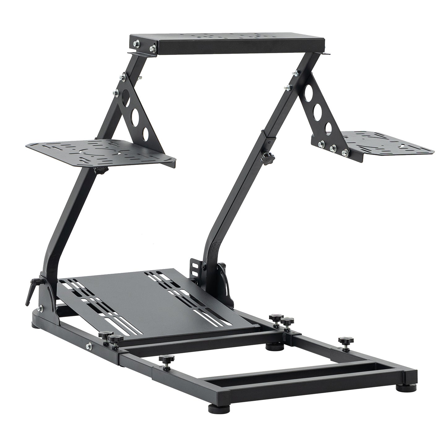 Dardoo Flight Racing Wheel Stand Fit for Logitech G27 G25 G29, Thrustmaster T80 T150, HOTAS Warthog, G Saitek, Flighting Simulator Frame, Without Steering Wheel, Pedals, Throttle and Lever
