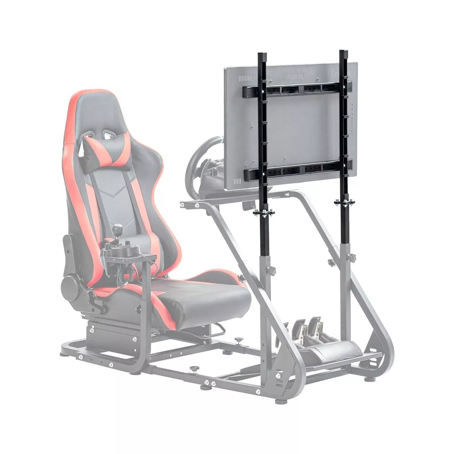 Dardoo Monitor Stand Only Fits for Racing Sim Cockpit Stand shown in the Main Picture, No Cockpit & Monitor