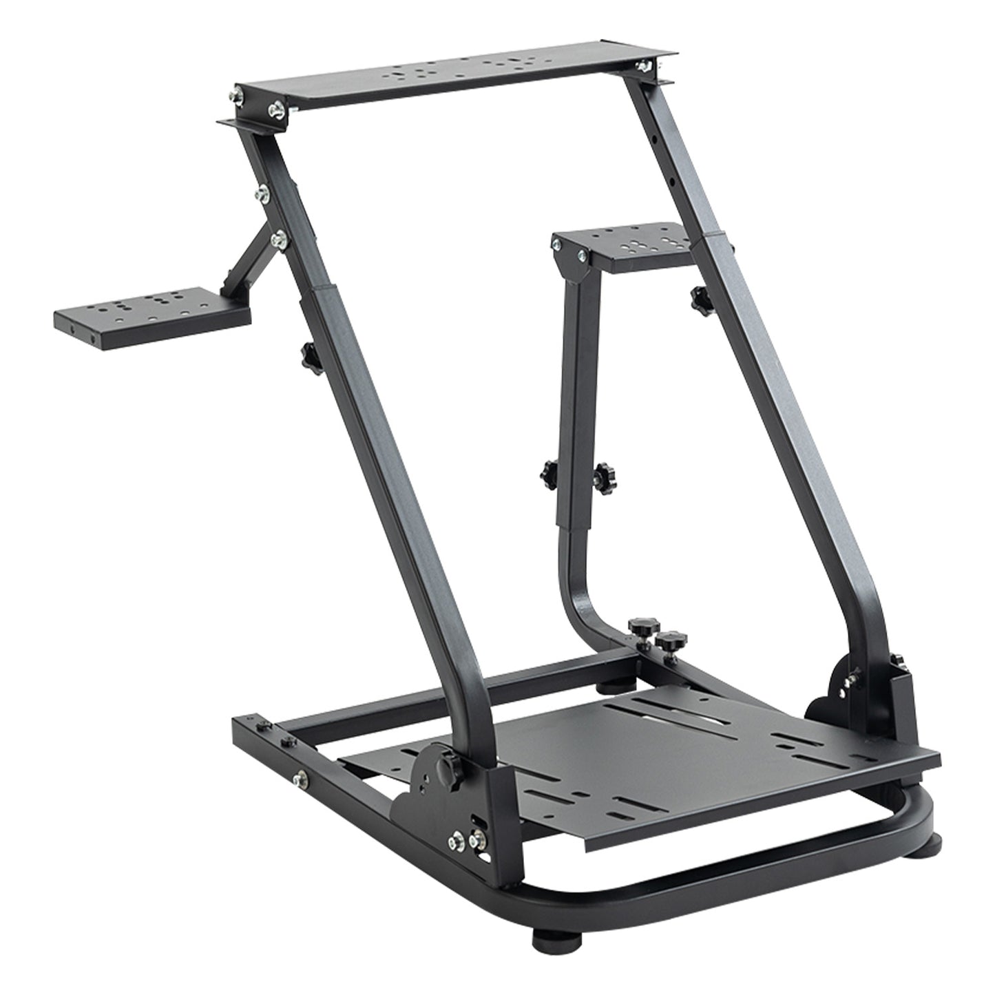 Dardoo Racing Wheel Stand Frame Foldable Fit for Logitech G920 G25 G27 G29 G923, Thrustmaster T80 T150 Driving Force PS4, Adjustable Sim Racing Cockpit Without Steering Wheel Shifter and Pedal