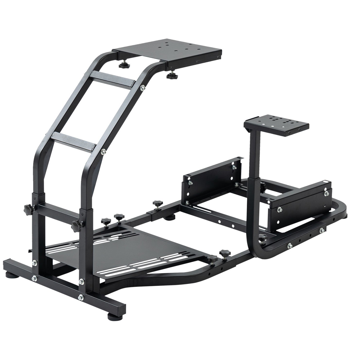 Dardoo Racing Simulator Cockpit Adjustable Fits for Logitech G27 G29 G920 G923, Thrustmaster T300, Fanatec Driving Steering Wheel Stand Gaming Frame, Not Included Wheel, Pedal and Seat
