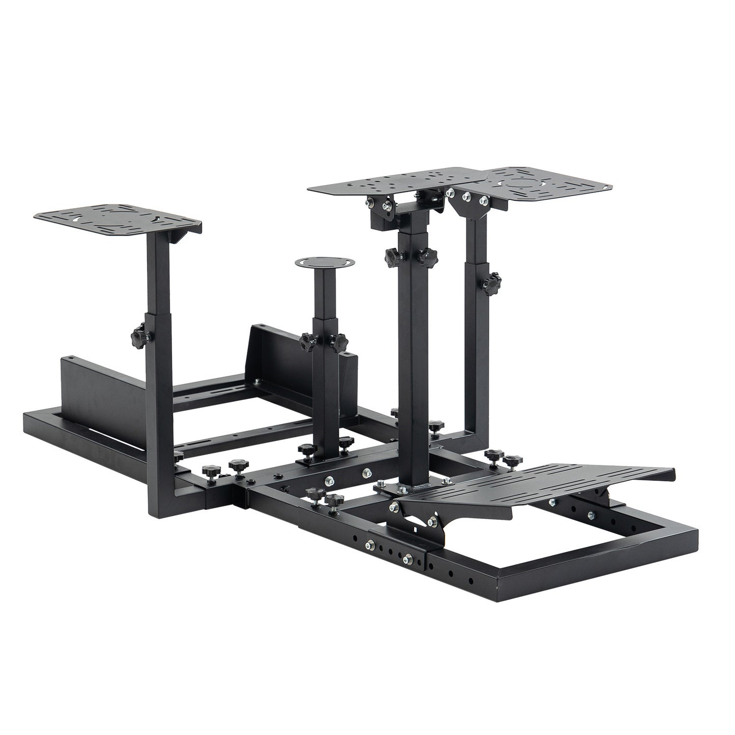 Dardoo Flighting Simulator Cockpit Multifunctional compatible with HOTAS Warthog, G Saitek, Logitech G920 G923 T80 T150, Wheel Stand Not Including Wheel, Pedal, Handbrake, Throttle, Joystick and Seat