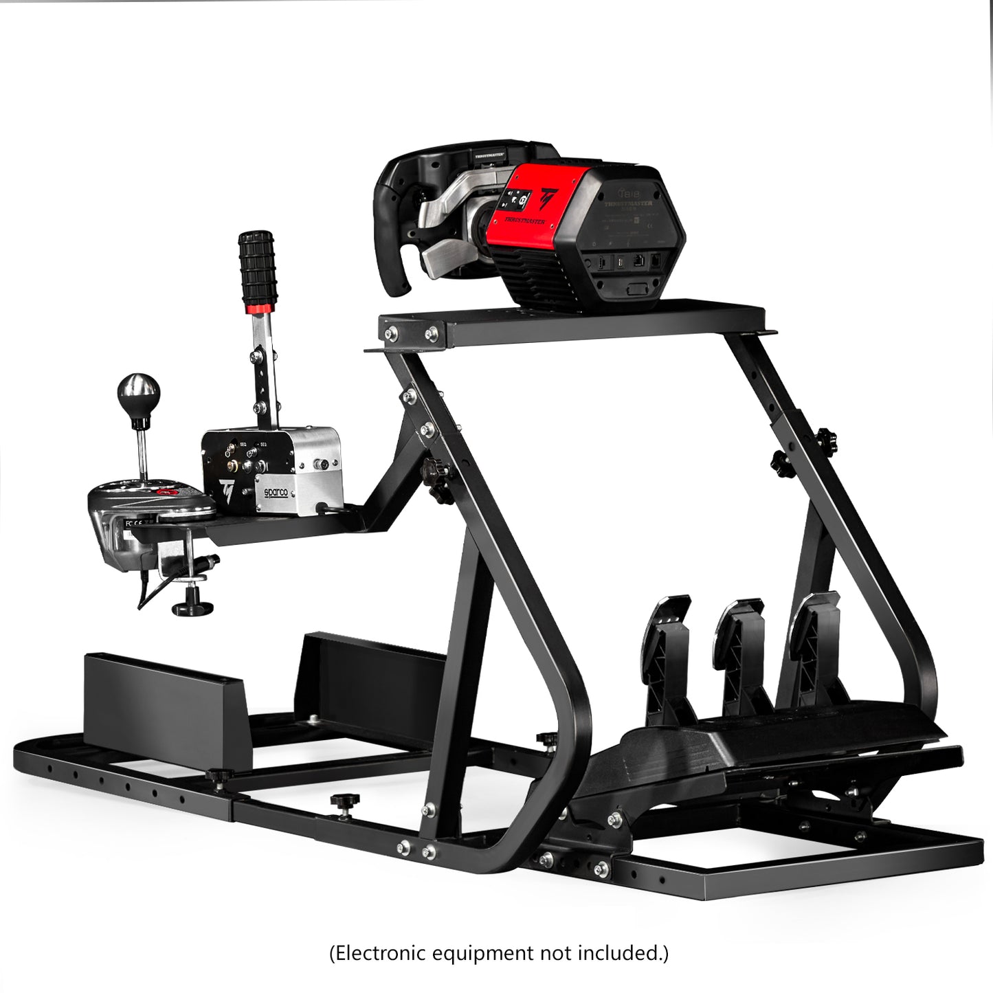 Dardoo Racing Simulator Cockpit Fit for Logitech G29 G920 G923 Thrustmaster, Compatible With Xbox One, Playstation, PC, Adjustable Steering Wheel Stand Not Included Steering Wheel, Shifter, Pedals