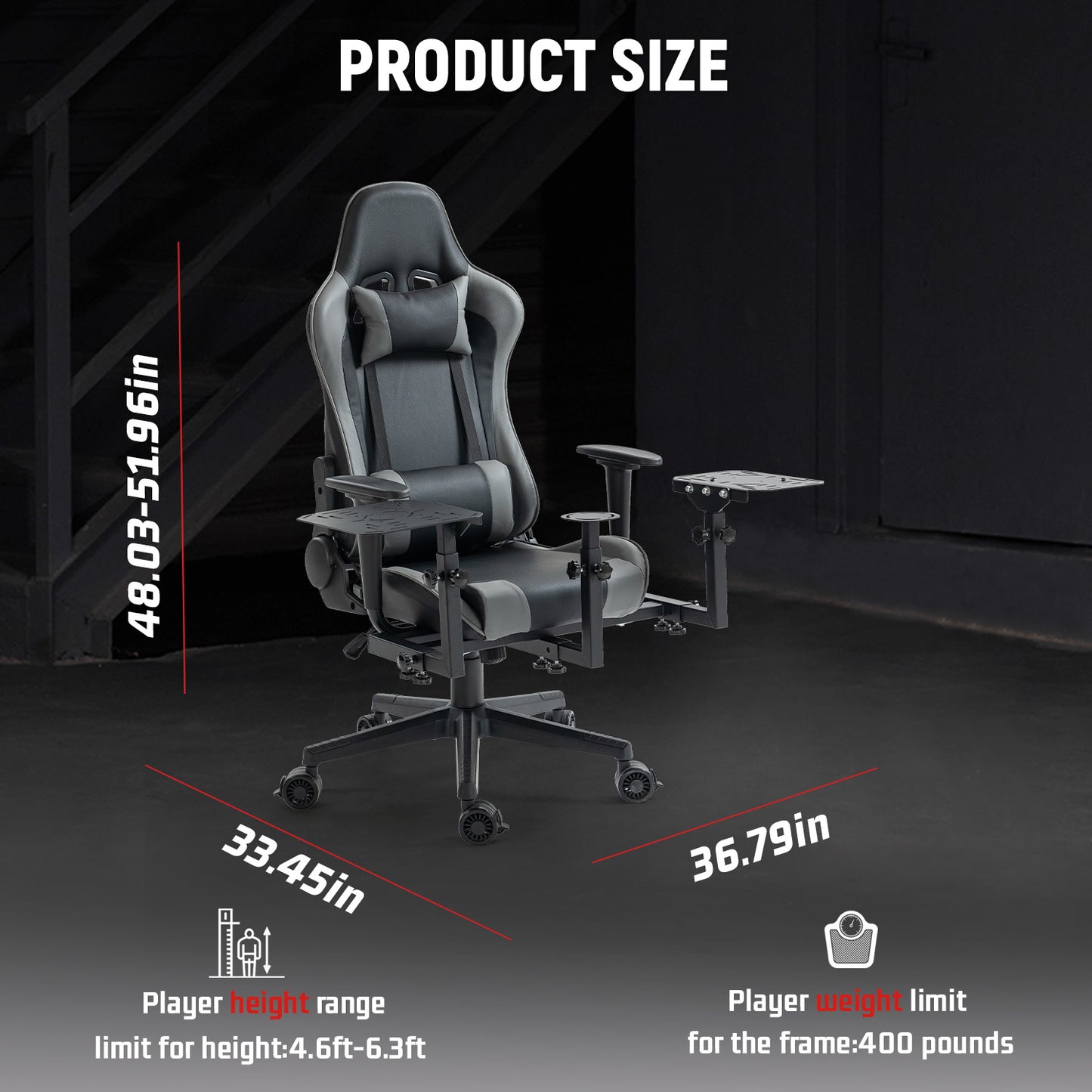 Dardoo Flight Simulator Cockpit with Gray Seats, Compatible with HOTAS Warthog, G Saitek, Airbus Stick and Throttle, A10C Rocker, Multi-Scene Applications, ExcludingThrottle, Joystick and Pedal