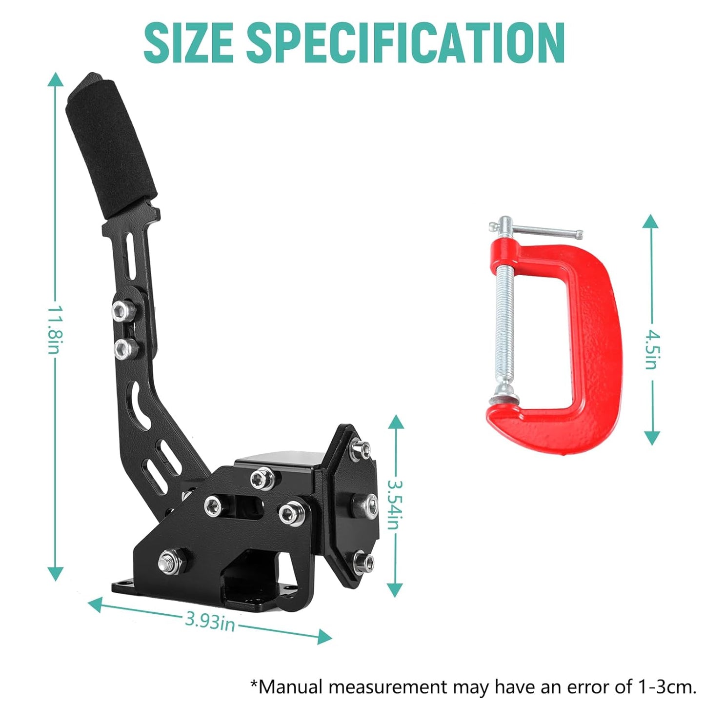 Dardoo PC Racing Game USB Handbrake for 14Bit SIM for Racing Games,Professional Gaming Peripherals PC Windows Systems Supported for Racing Games G25 G27 G29 and G920