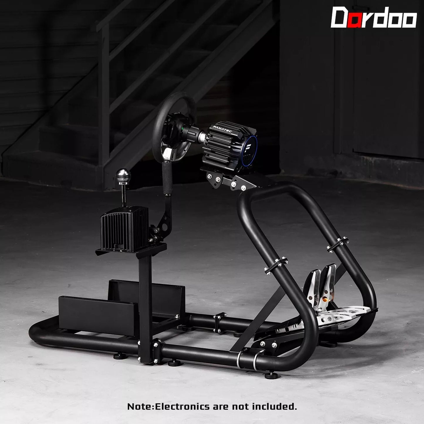 Dardoo G920 Racing Simulator Cockpit Sim Racing Cockpit Fits for Logitech G920 G29 G923,Thrustmaster T818 T248X T248 T300 T150 TX Xbox PS5, Fanatec,Racing Simulator without Wheel Pedal Shifter Seat
