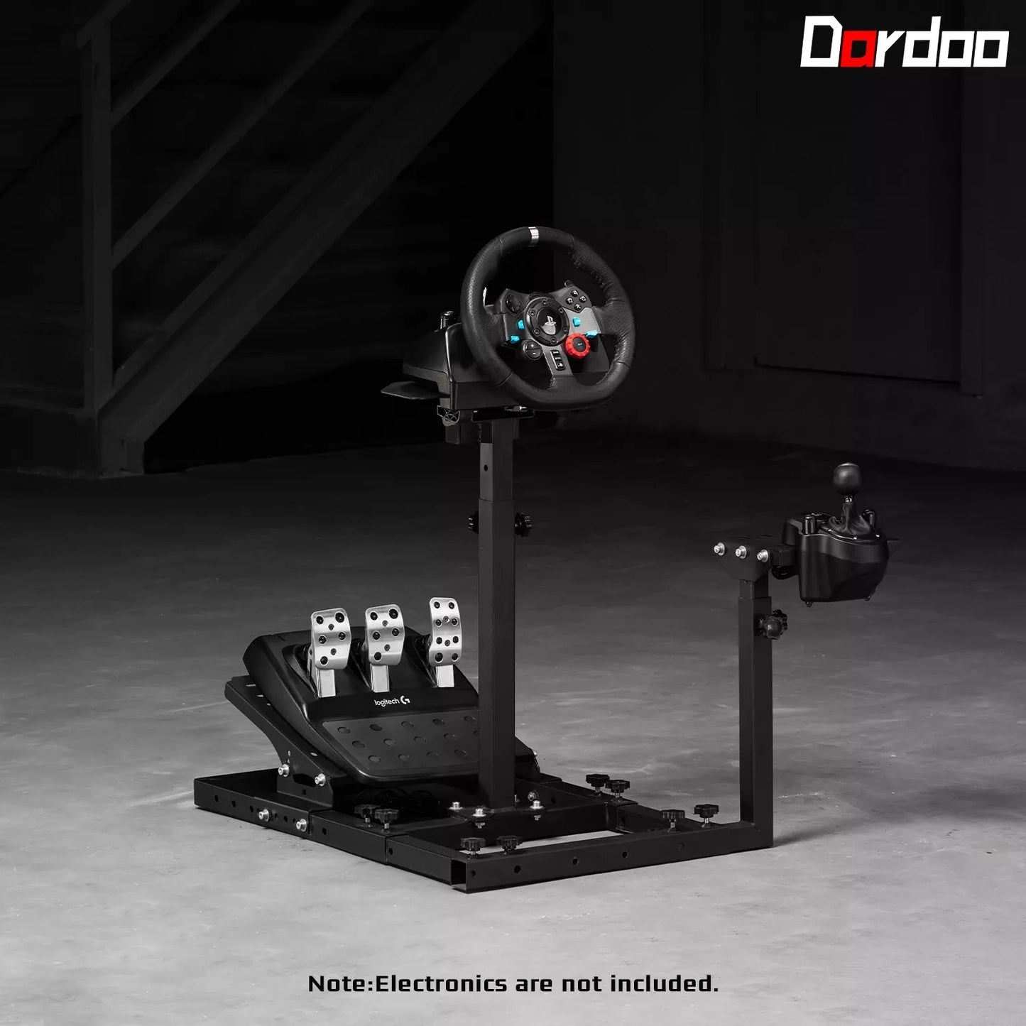 Dardoo Flight Game Mount Simulator Cockpit Frame Compatible With Thrustmaster HOTAS Warthog, Logitech G25 G27 G29 G920,Fit Logitech Saitek Honeycomb,Not Include Wheel,Pedal,Throttle,Joystick and Seat
