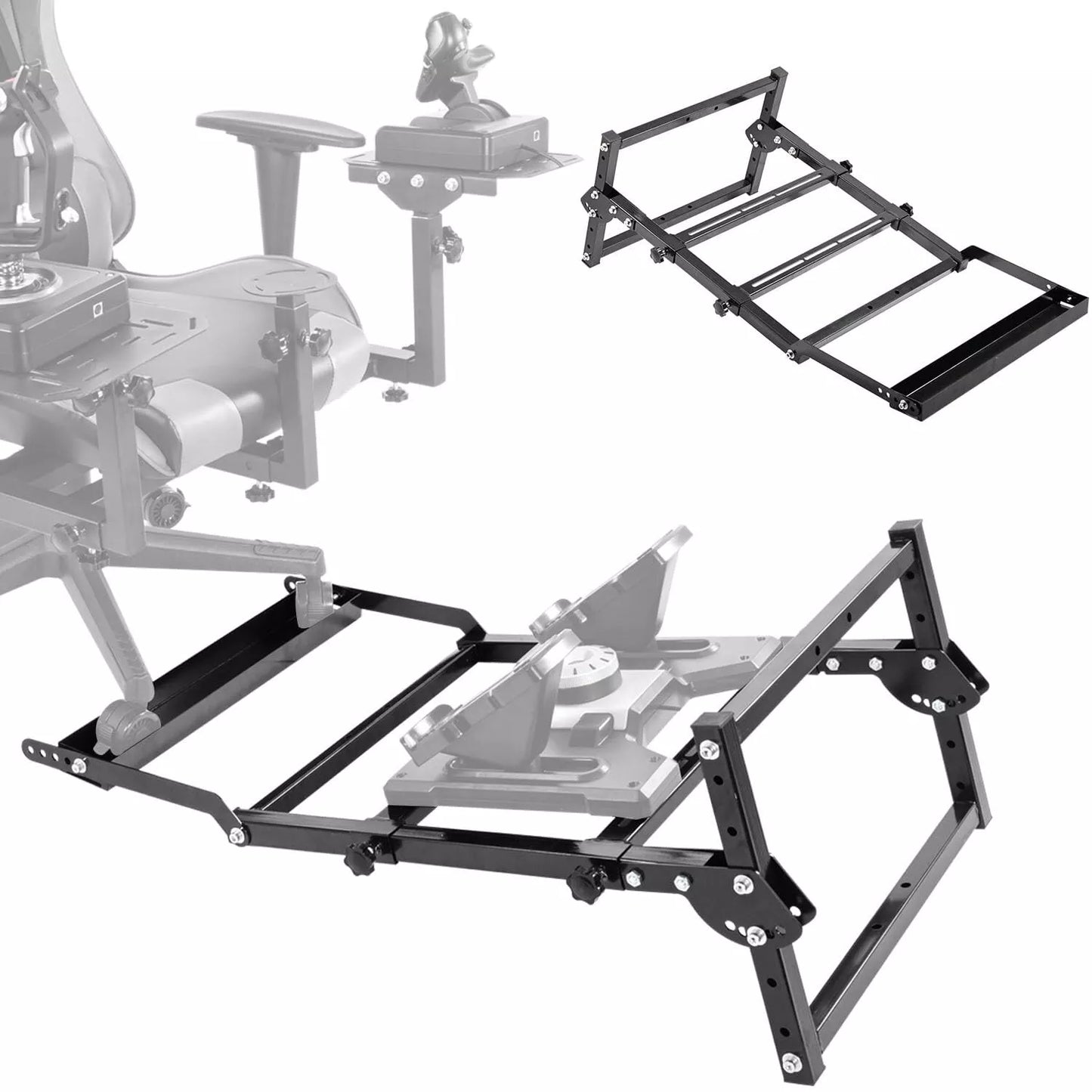 Dardoo game pedal stand with high adjustability (pedals not included)