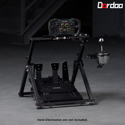 Dardoo X Shape Foldable Racing Wheel Stand Fit for Logitech G29 G920 G923 G27 G25 Thrustmaster T248 T300RS T150 T80 TX Adjustable Preinstalled Adjustable Steering Wheel Stand Excluding Electronic