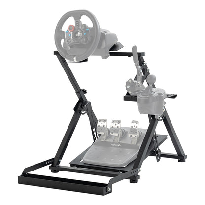 Dardoo X Frame Racing Wheel Stand Foldable Adjustable Racing Simulator Steering