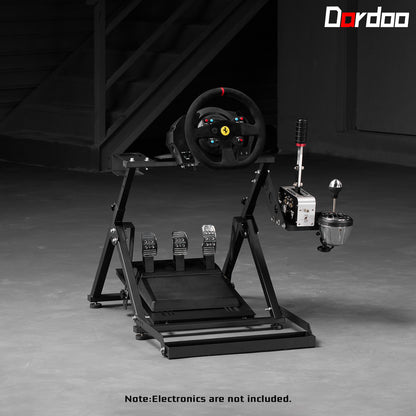 Dardoo X Frame Racing Wheel Stand Foldable Adjustable Racing Simulator Steering