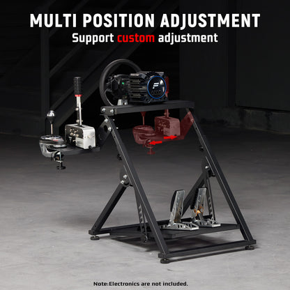Dardoo X Shape Foldable Racing Wheel Stand Fit for Logitech G29 G920 G923 G27 G25 Thrustmaster T248 T300RS T150 T80 TX Adjustable Preinstalled Adjustable Steering Wheel Stand Excluding Electronic