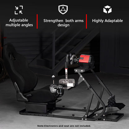 Dardoo G29 Racing Simulator Cockpit,Filly Adjustable, Fit for Logitech G920 G923,Thrustmaster T150, Playstation, PC, Adjustable Steering Wheel Stand, Not Included Steering Wheel, Shifter, Pedals