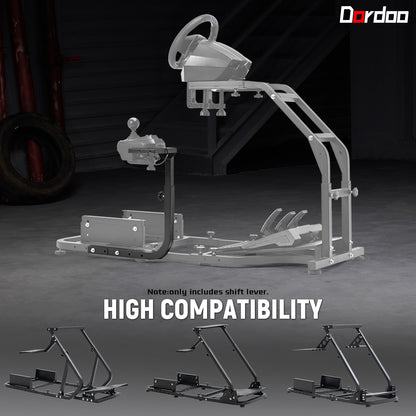 Dardoo Joystick Attachment,Bracket Shift Handbrake Accessory Set for Our store's Racing Simulator Frame with Rear seat