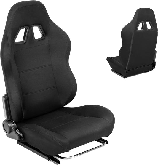 Dardoo Racing Gaming Simulator Cockpit Frame Seat with Adjustable Double Slide Adapt Gaming Simulator Cockpit Racing Wheel Stand Chair Video Game Chairs Black