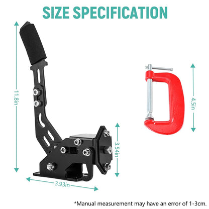 Dardoo PC Racing Game USB Handbrake for 14Bit SIM for Racing Games,Professional Gaming Peripherals PC Windows Systems Supported for Racing Games G25 G27 G29 and G920