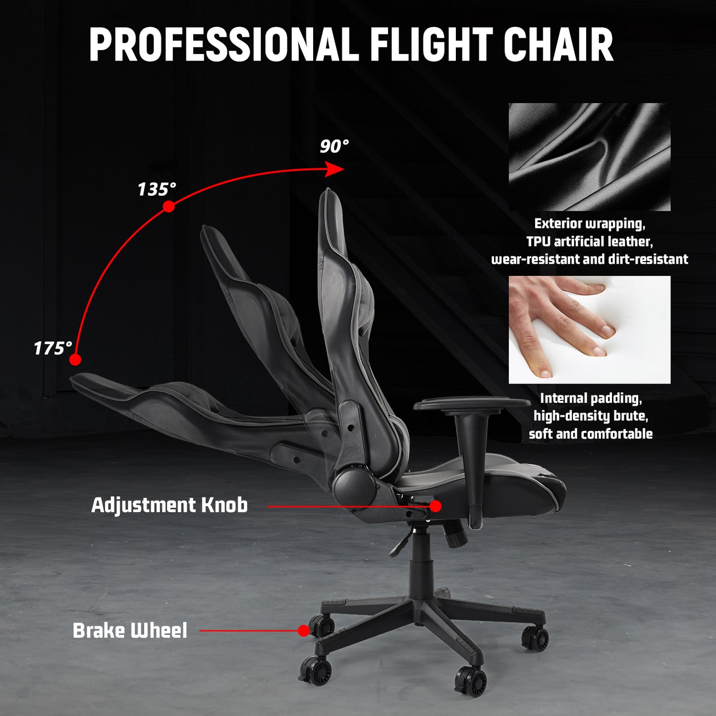 Dardoo X56 Flight Simulator Cockpit with Pedal Support, Joystick and Hotas Chair Mount, Fit for Thrustmaster A10C Hotas Warthog/Logitech X52, Multifunctional Game Chair (Electronics Not Included)