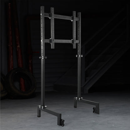 Dardoo Racing Pro Visualizer Display Stand Adjustable,Supports 27 to 65 inch Screen Racing Monitor Mount Stand, Stable Sim Racing Monitor Stand fit for Round Tube Racing Simulator Cockpit