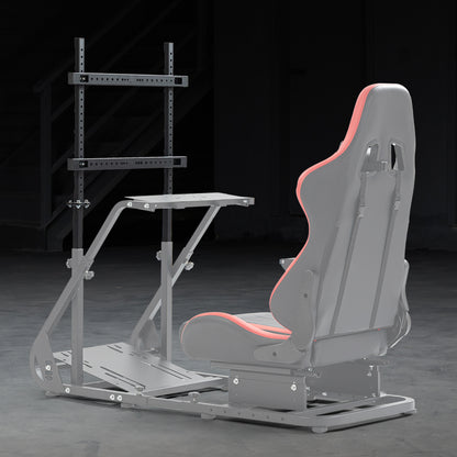 Dardoo Monitor Stand Only Fits for Racing Sim Cockpit Stand shown in the Main Picture, No Cockpit & Monitor