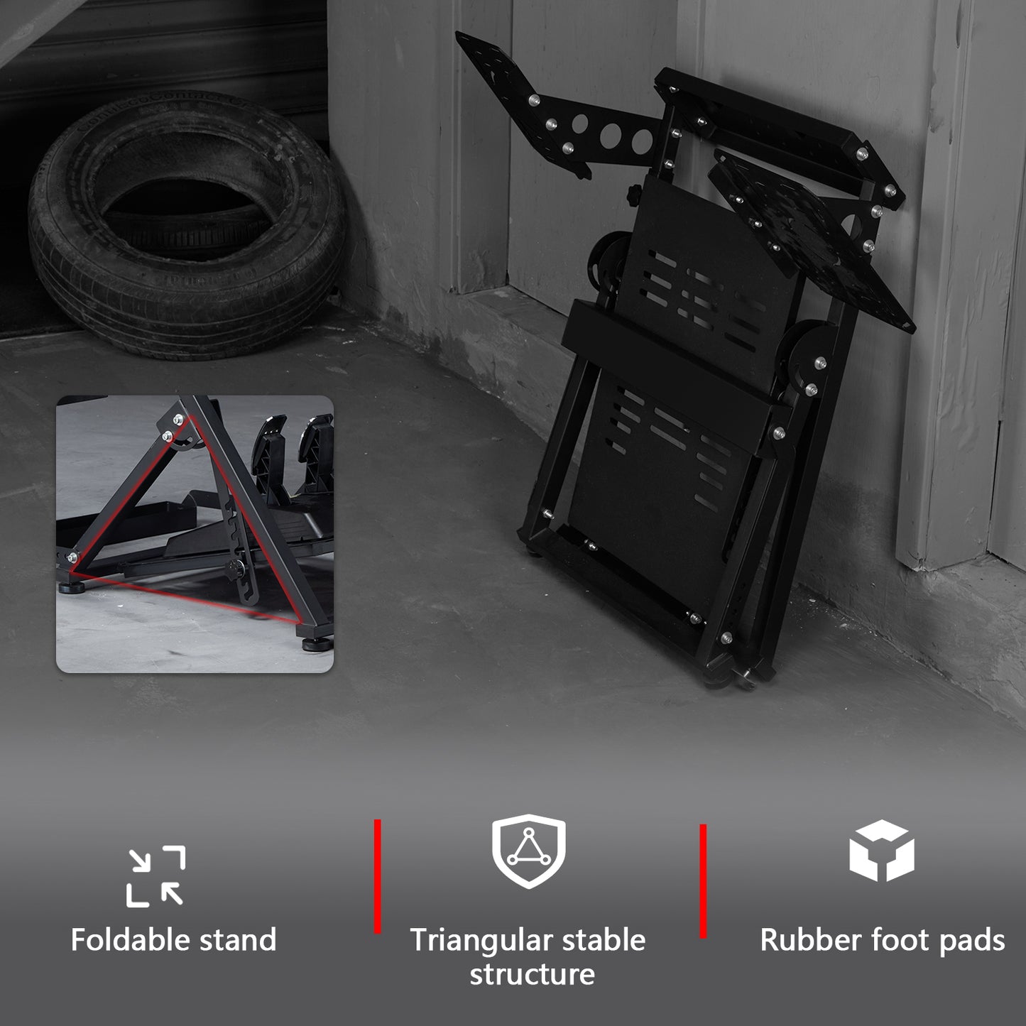 Dardoo G920 X Type Flight Racing Simulator Cockpit Frame, Adjustable, Fit for LogitechG25 G27 G29 X52 X56,Thrustmaster T248 T300 TCA, T16000 Electronics Adjustable Fight Sim Mount Pedals, Steering Wheel Handbrake , Rocker and Shifter Not Included