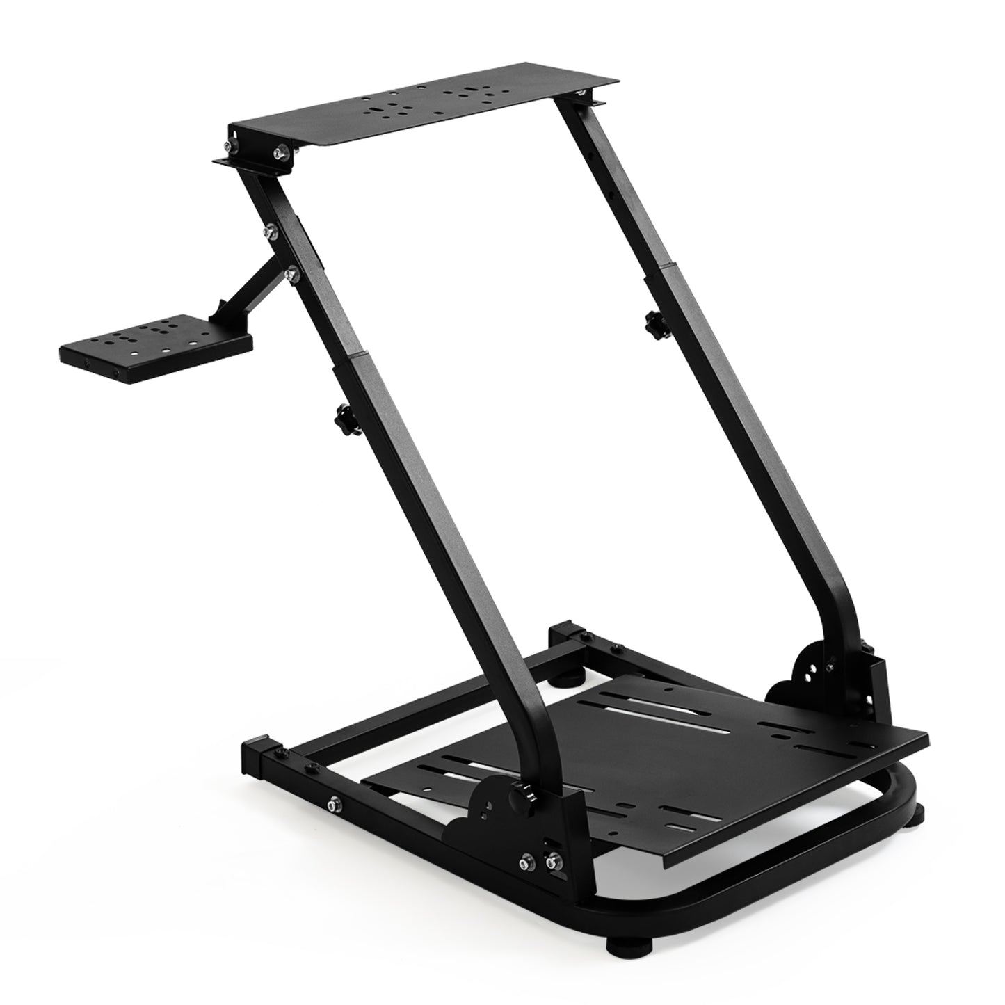 Dardoo Racing Wheel Stand Frame Foldable Fit for Logitech G920,G29,G25,G923, Thrustmaster T80 T150 TX F430, Fanatec, Adjustable Steering Wheel Platform, not Included Wheel and Pedals, Shifter