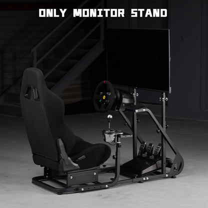 Dardoo Monitor Stand Only Fits for Racing Sim Cockpit Stand shown in the Main Picture, No Cockpit & Monitor