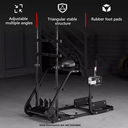 Dardoo Gaming Simulator Cockpit With Monitor Mount Fits for Logitech G923 G29 G920, Thrustmaster T80 T150 Racing Stand Compatible with Xbox One, PS4, PC, Without Wheel, Pedal, Handbrake and Seat