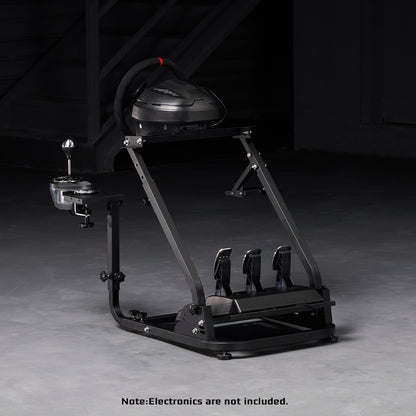 Dardoo Racing Wheel Stand Frame Foldable, Fully Adjustable, Fit for Logitech G920 G25 G27 G29 G923, Thrustmaster T80 T150 Driving Force PS4, Adjustable Sim Racing Cockpit Without Steering Wheel Shifter and Pedal